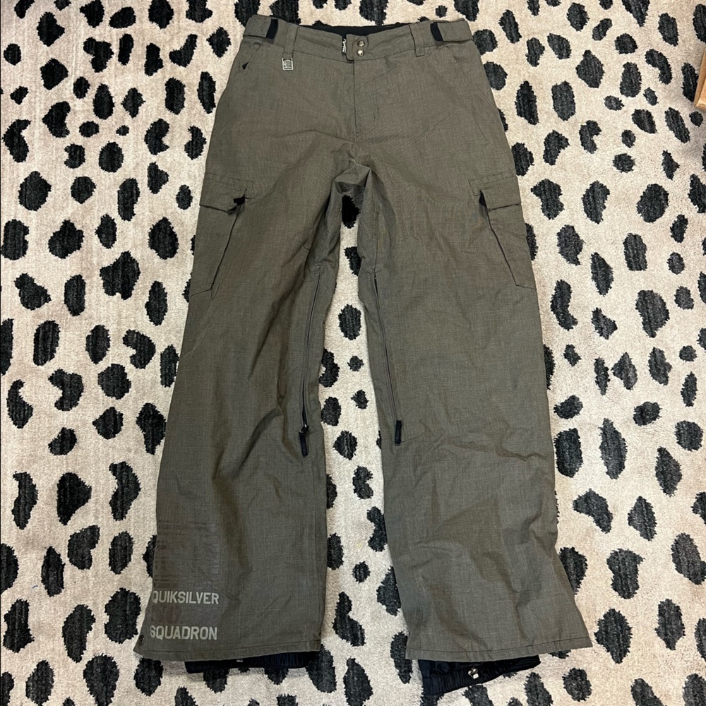 Quicksilver skiing snowboarding snowboarding winter pants men’s Large
